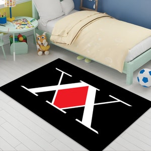Jäger Teppich, Anime Teppich, Anime Teppich, Japanischer Spielteppich, Kinderzimmerteppich, Jugendzimmerteppich, Spielzimmerteppich, Wohnzimmer, Schlafzimmer, Geschenk für Kinder