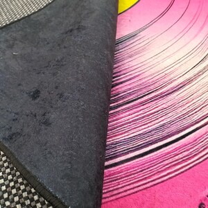 Melting Vinly Record Rug, Record Area Rug, Record Pattern Rug, Record ...