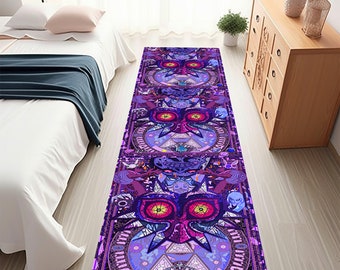 Zelda Rug, Majora Mask Runner, Gaming Decor
