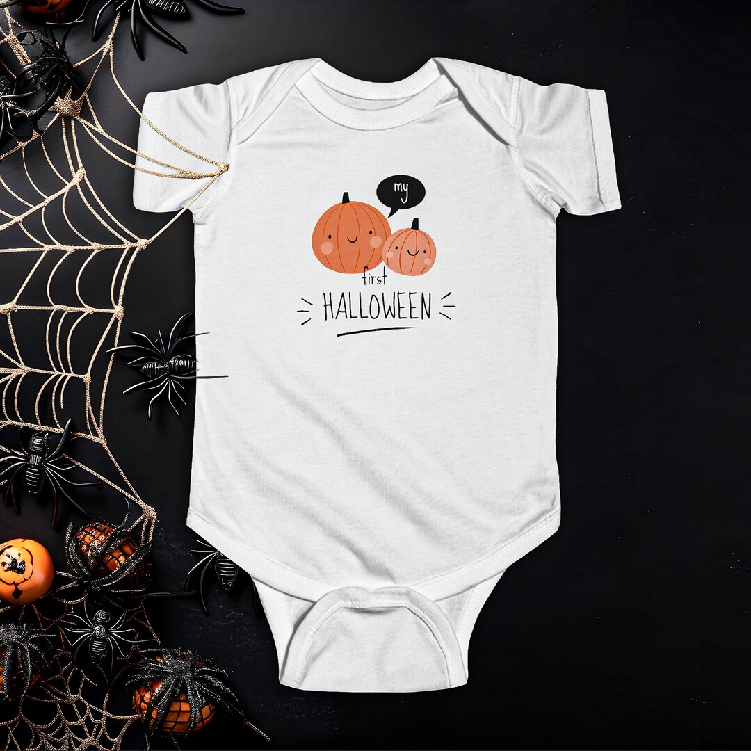 My First Halloween Baby Grow Cute Halloween Baby Clothes Etsy