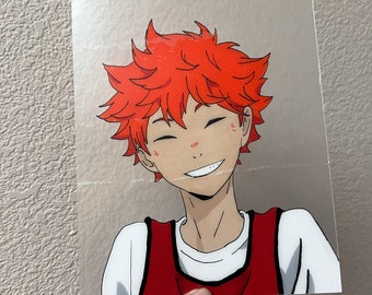 Hinata Shouyou Glass Painting