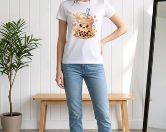 Bubble Tea Shirt - Heavy Cotton T-Shirt