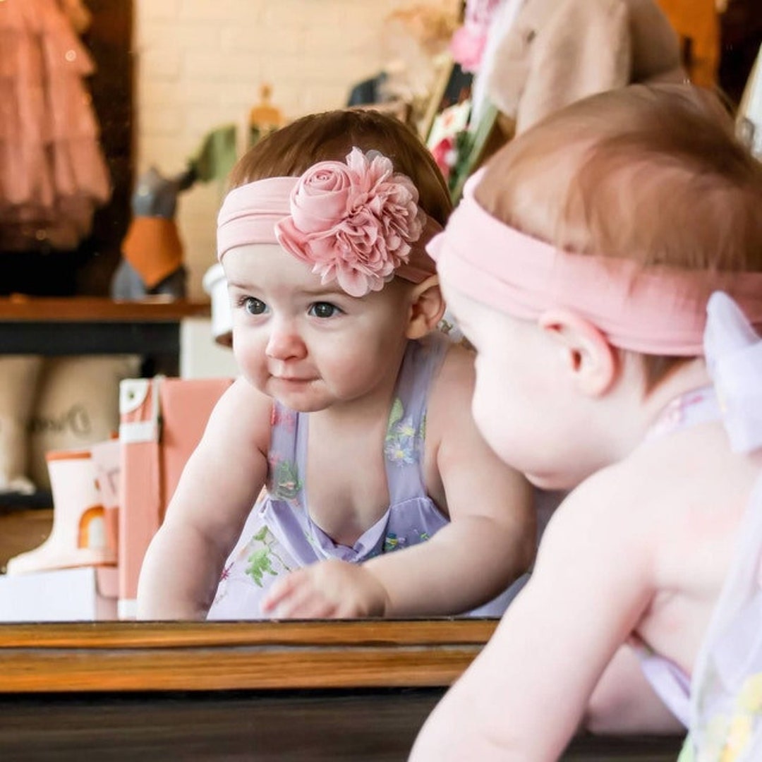 Head Wraps for Babies and Toddler Girls Floral Nylon Etsy