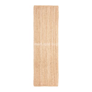 Natural jute Runner Rug, jute Runner Rug, Vintage Style, CUSTOM Size Hallway Entryway Kitchen Floor Laundry Carpet Runner Rug, Non Slip