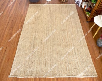 Tapete de juta tecido à mão: decoração boho ecológica