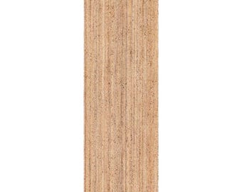 Jute Runner Rug - Natural Jute Runner Rug, Indian Handwoven Jute Rug, Custom Size Rug For Hallway Entry Wat Kitchen Laundry, Boho Decor Rug
