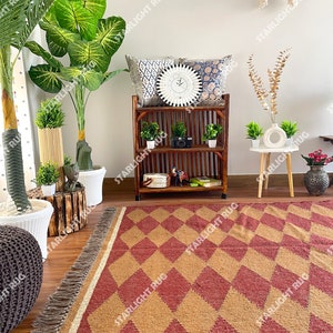 Handmade Large Kilim Rug, Handwoven, Wool and Jute Rug Handmade, Kilim Dhurrie Rug, Motifs, Oriental, Traditional Indian, Geometric, Turkish