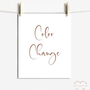 Custom Color Change for Digital Files – Etsy Shop Products