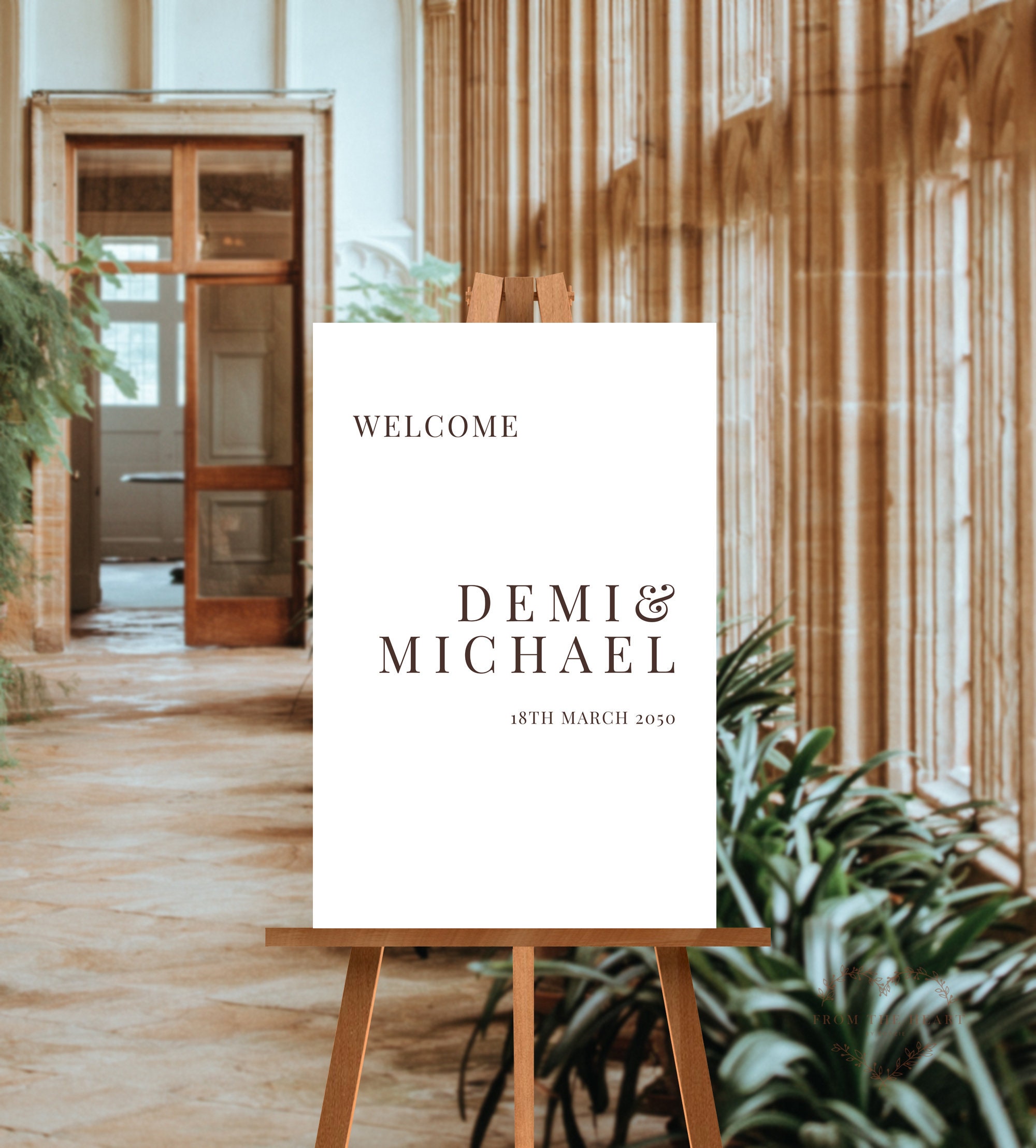 Editable Wedding Welcome Board Template, Welcome Sign Template, Wedding ...
