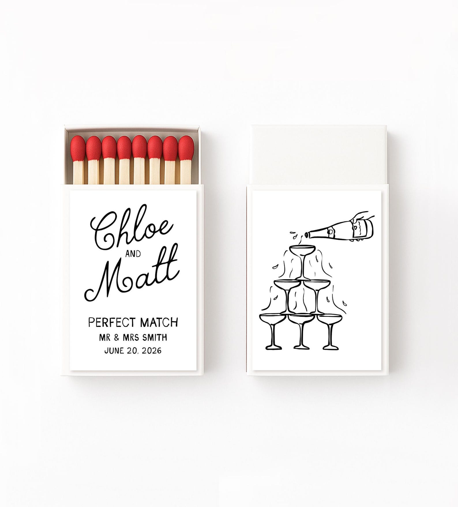 Matchbox Favor Editable Template, Custom Wedding Favor,personalized ...