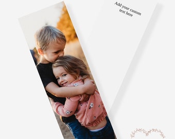 Editable Custom Photo Bookmark, Bookmark Template, Paper Bookmarks, Name Bookmark,  Printable Bookmark, Fun Bookmarks, Templett Template