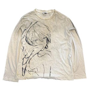 Vintage gotisk lös passform långärmad t-shirt