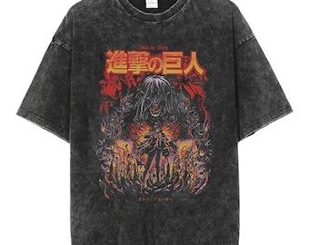 Aot Anime Shirt Gym Pump Abdeckung Retro