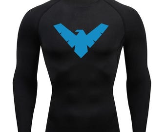 Koszulka kompresyjna Night Wing z długim rękawem Batmn