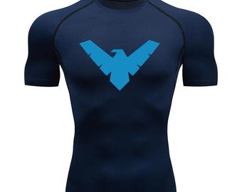 Koszulka kompresyjna Night Wing z krótkim rękawem Batmn