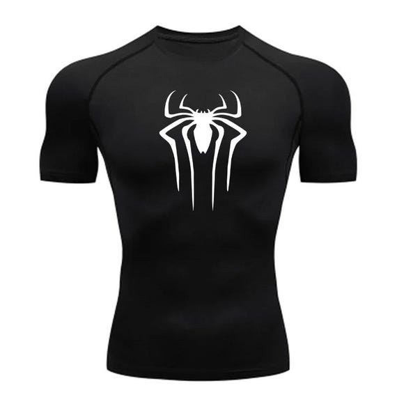 Spiderman Short Sleeve Compression Shirt