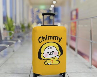 Cute Kpop BT2I B.T.S Army Jin Suga Yoongi Jhope Namjoon Rm Jimin Taehyung V Jungkook Jk Travel Accessories Suitcase Luggage Cover Merch Gift