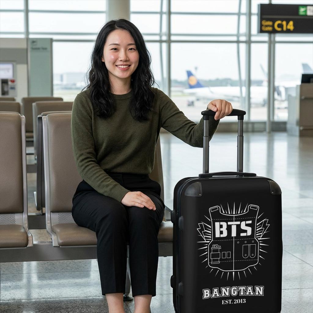 Luggage Cover Bts Jin - Etsy