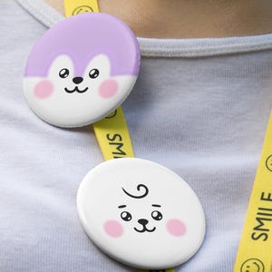 Leuke BT2I-knop | Kpop Leger Jin Suga Yoongi Jhope Namjoon Rm Jimin Taehyung JungkooknPin Button Badge Merch voor tassen jas rugzak decor