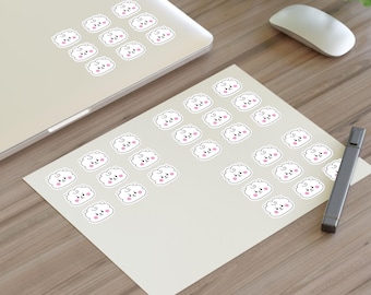 BT2I Face Sticker / Cute Kpop Bangtan Army Jin Yoongi Jhope Namjoon Rm Jimin Taehyung V Jungkook Jk Foglio adesivo Decal Merch Regali di compleanno