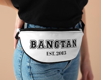 Bangtan Fanny Pack | Jin Suga Yoongi Jhope Namjoon Rm Jimin Taehyung Jungkook Stylish Bag for Everyday Travel Accessory Merch Birthday Gift