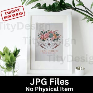 Printable Spa Decor - Facials Art - Beauty Salon Decor - Esthetician Decor - Facial Massage Art - Massage Therapist Gift - Wellness Art