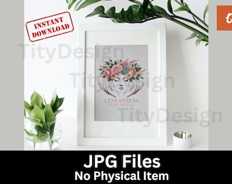 Printable Spa Decor - Facials Art - Beauty Salon Decor - Esthetician Decor - Facial Massage Art - Massage Therapist Gift - Wellness Art