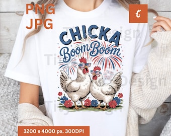 Pollo patriótico, Cuatro de julio, PNG, Divertido 4 de julio, Fuegos artificiales de gallo, Humor de pollo de EE. UU., Independencia, PNG
