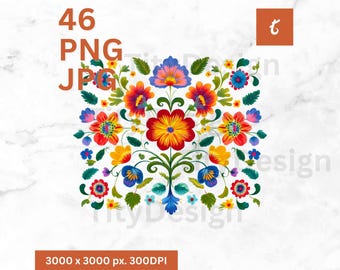 Clipart de alfombra mexicana, clipart de flores mexicanas, clipart de fiesta, fiesta mexicana, cinco de mayo, flores mexicanas png, clipart floral