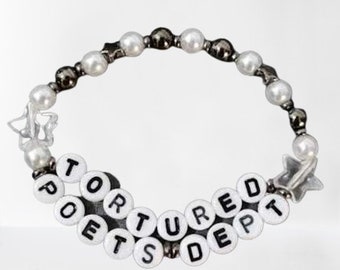 The Tortured Poets Department Friendship Bracelet 2pc -  Personalise one to match - Get Album launch ready