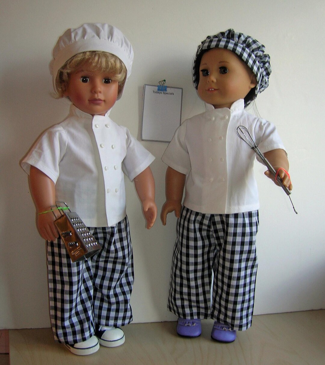 Pattern Chef Wears Pattern for Chef Outfit for 18 Inch Dolls - Etsy