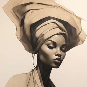 The African Queen Printable, Downloadable, Wall Art, Poster, Art, Large ...