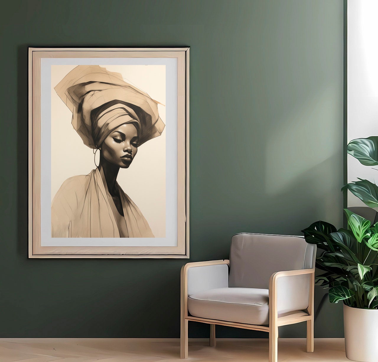 The African Queen Printable, Downloadable, Wall Art, Poster, Art, Large ...