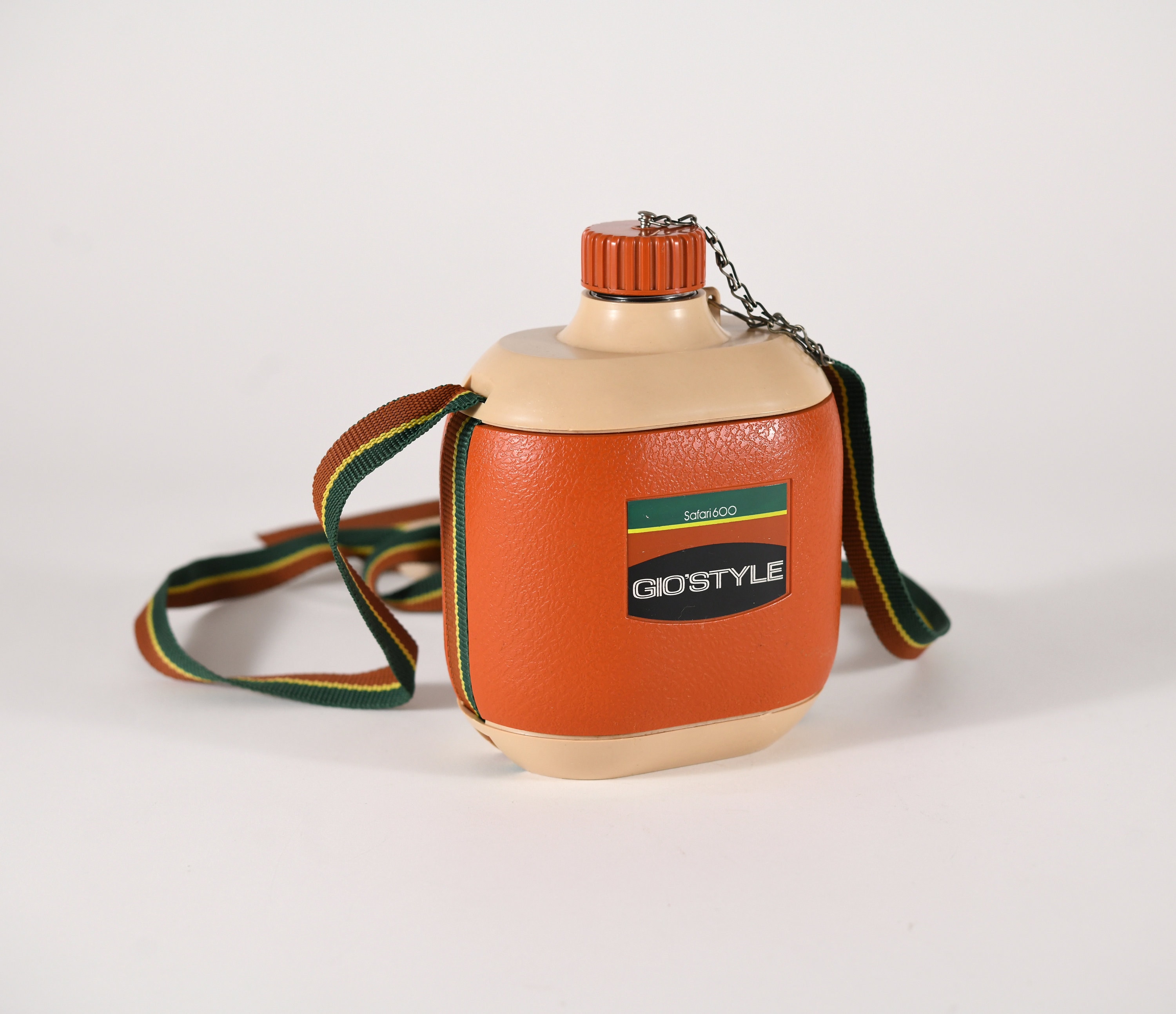 Vintage Gio Style Safari 600 Thermos Bottle I 80s, Made in Italy I