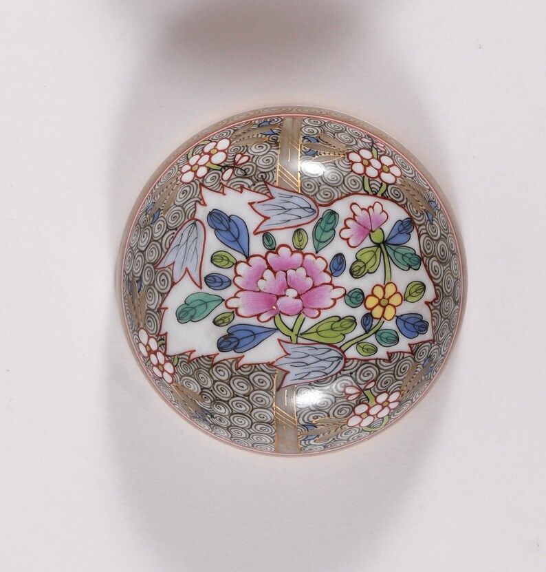 Vintage Herend Jewelry Box I Rare Decor cu I Herend Porcelain