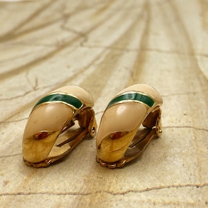 Vintage Ohrclips Ohrringe Mid-Century Modeschmuck 1970er Jahre