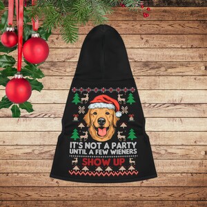 Funny Christmas Dog Hoodie, Ugly Christmas Sweater for Dog, Funny Holiday Dog Shirt, Ugly Christmas Pet Hoodie, Christmas Shirt for Puppy