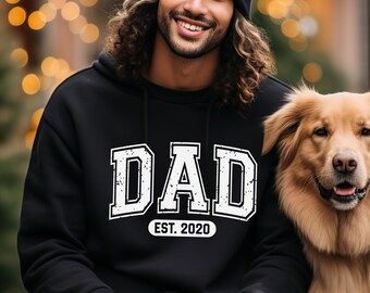 Dad Sweatshirt, Custom Dad Hoodie, New Dad New Dad Gift Long Sleeve Shirt, Fathers Day Sweatshirt, Fathers Day Gift Tee