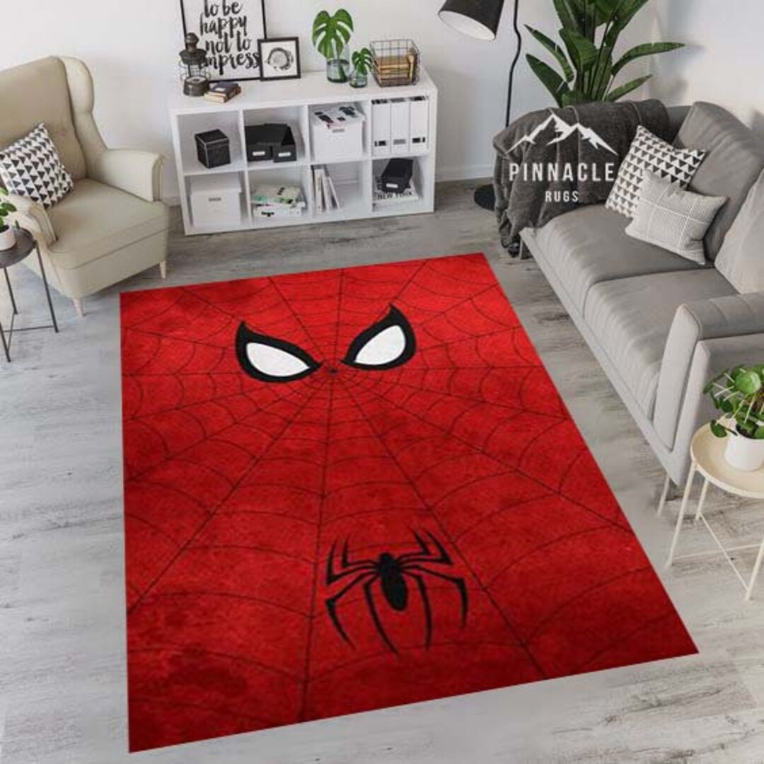 Spider Web,spiderman Rug,teens Rug,chield Rug,spiderman,cools Rug ...