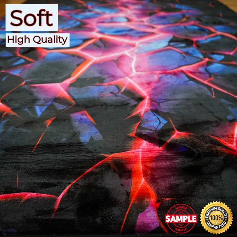 Neon Gaming Rug Brighten up Your Space in Style Gamer's Dream Neon Rug ...