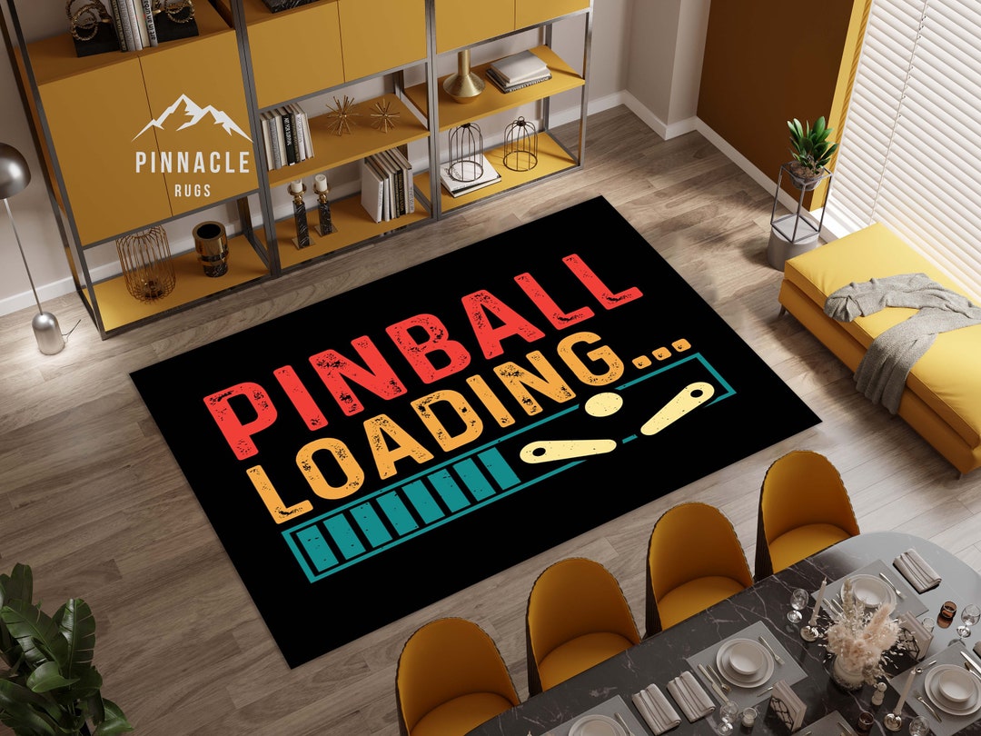 Pinball Playfield Rugs, Pinball Rug, Cool Rug, Kids Room Rug, Fan Rug ...