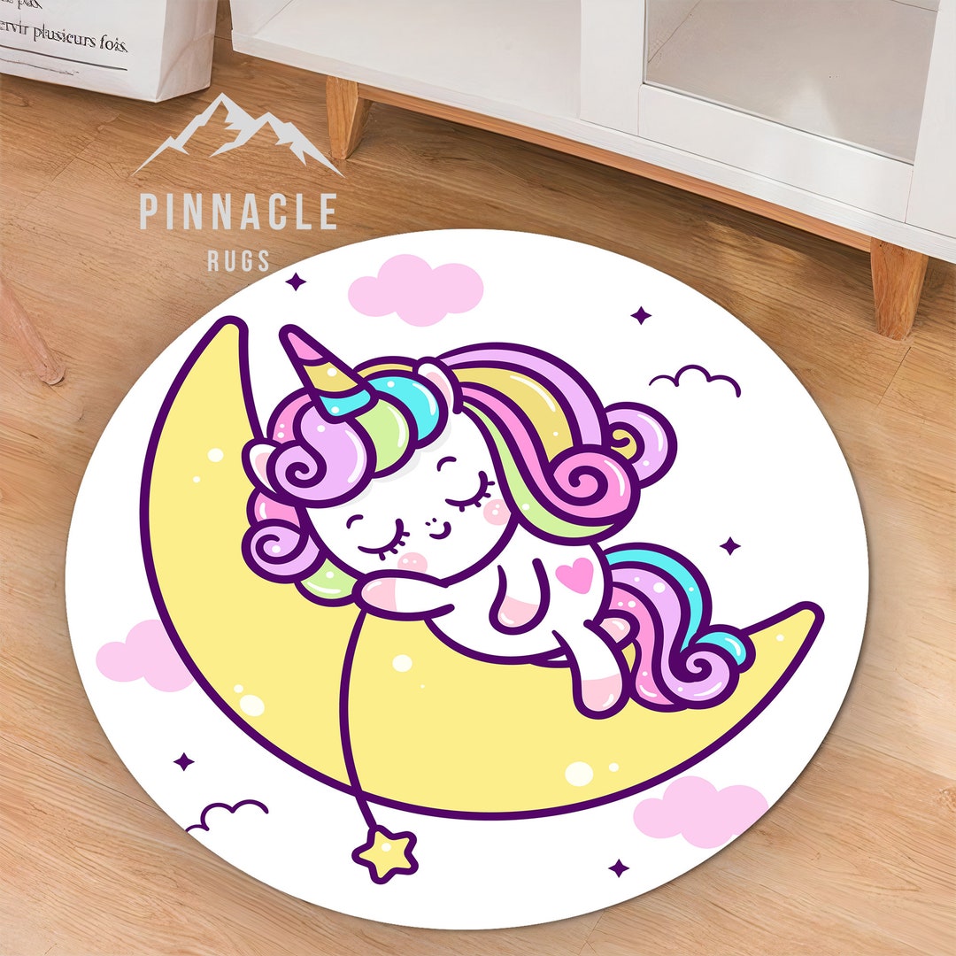 Baby Unicorn Rug Girls Room Unicorn Rug Rug for Girls Etsy