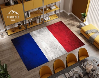 France Flag Rug, France Flag, France, For Living Room Rug, Non-Slip Rug, Personalized Gifts, Housewarming Gift, Modern Rug, Home Decor Rug