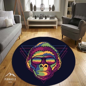 Gorilla 3D Soft Non-Slip Mat Rug Carpet Foot Pad Gorilla Monkey