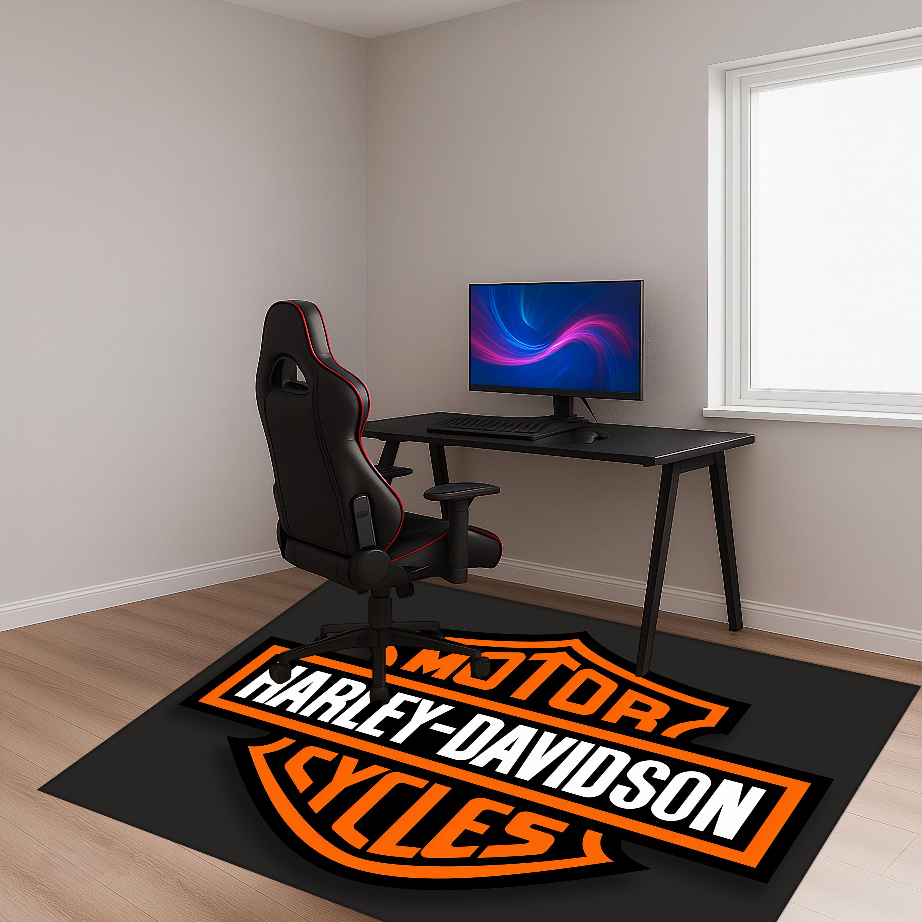 ハーレーダビッドソンラグ：このヴィンテージの魅力であなたの家の