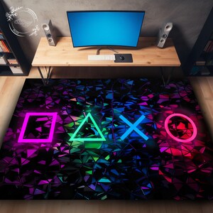 Retro Gamer Rug - Perfect Gaming Decor for Your Setup - Level up Your ...