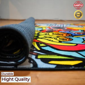 Game On! Fun Retro Gaming Rug - Quirky Video Game Themed Area Rug ...