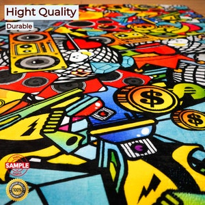 Unique Gamer Decor Shoebox Rug for Playful Spaces Geek Chic Gamer Rug ...