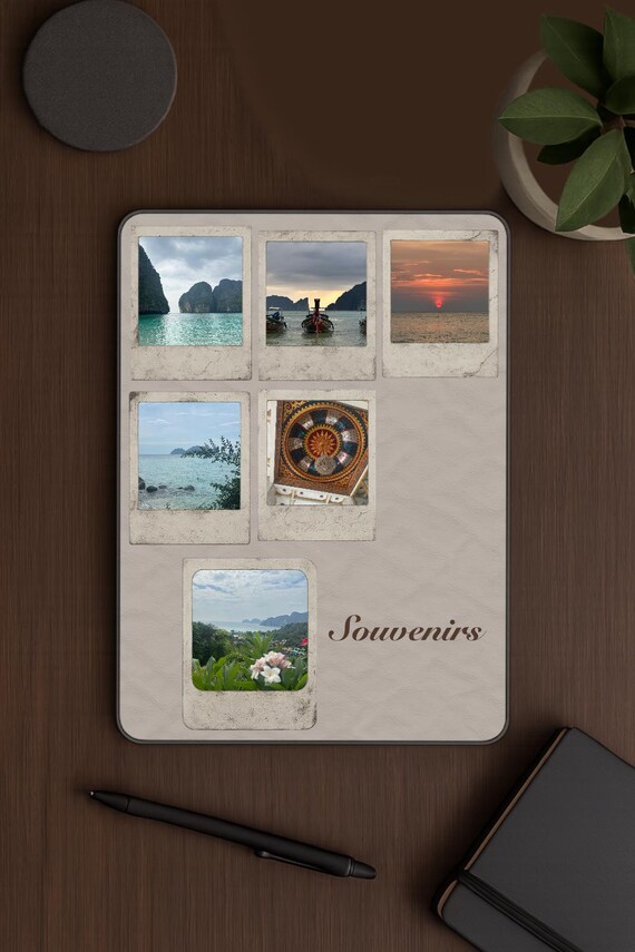 Set of Textured Grunge Polaroid Frames – PNG Transparent