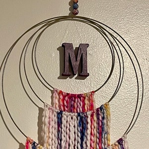 Customizable, Personalizable, Sustainable Circles Wall Hanging